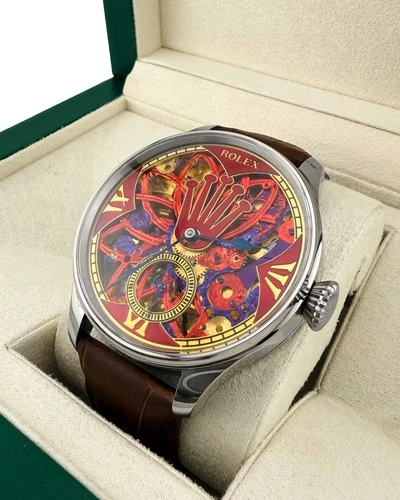 ROLEX MENS WATCH, VINTAGE MOVEMENT IN A NEW QUALITY CASE, FULLY SERVICED.