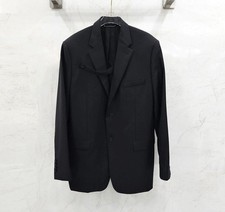 Dior Black Virgin Wool Twill Button Jacket 013C216A3226 132669535 P 