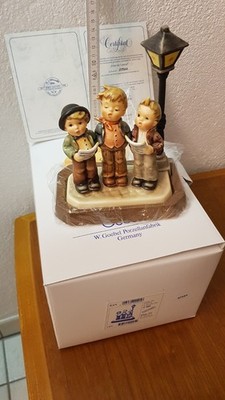 Hummel limitierte 2-tlg Figur Hum 757 ''Unter der Laterne'' - Trio Collection