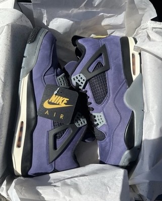Size 14 Nike Air Jordan 4 Lakers Imperial Purple FV5029-500 Men