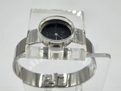 VTG Women's Marcel Boucher 17j Mechanical Watch Clear Lucite Acrylic Case Runs
