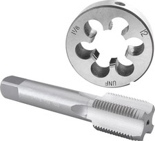 1-1/8-12 UNF Tap and Die Set Right Hand Thread Repair Tool