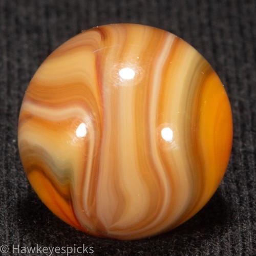 JABO CLASSIC Swirl Marble 9/16 Mint Hawkeyespicks sg - Picture 3 of 6