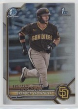 2022 Bowman Chrome Prospects Refractor 485/499 Brandon Valenzuela #BCP-28 id8