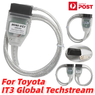 16Pin USB to OBD2 MINI VCI Single Diagnostic Cable For Toyota TIS Techstream AU