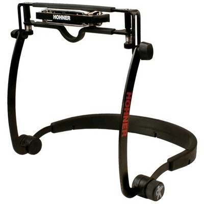 Hohner FlexRack Professional Harmonica Holder Adjustable Harp Rack MZ2010 Black