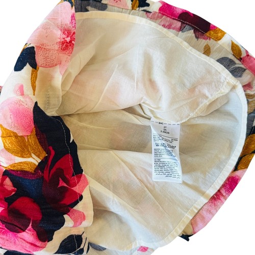 Old Navy Kleinkind Mädchen Stufen Blumen Rüschen Rock rosa marine 2T Cottagecore Ditsy - Bild 5 von 7