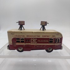 Cragstan Broadcasting Company Friction Bus Japan Circa 1958
