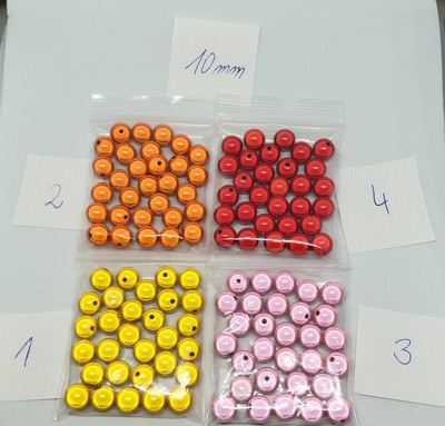 10 mm 30St. Miracle Beads Magic Perlen Wunderperlen 3D Effekt Ilumination