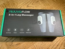 RejuvaFlow SINGLE 3-in-1 Leg & Calf Massager Adjustable Compression 1 Leg Only