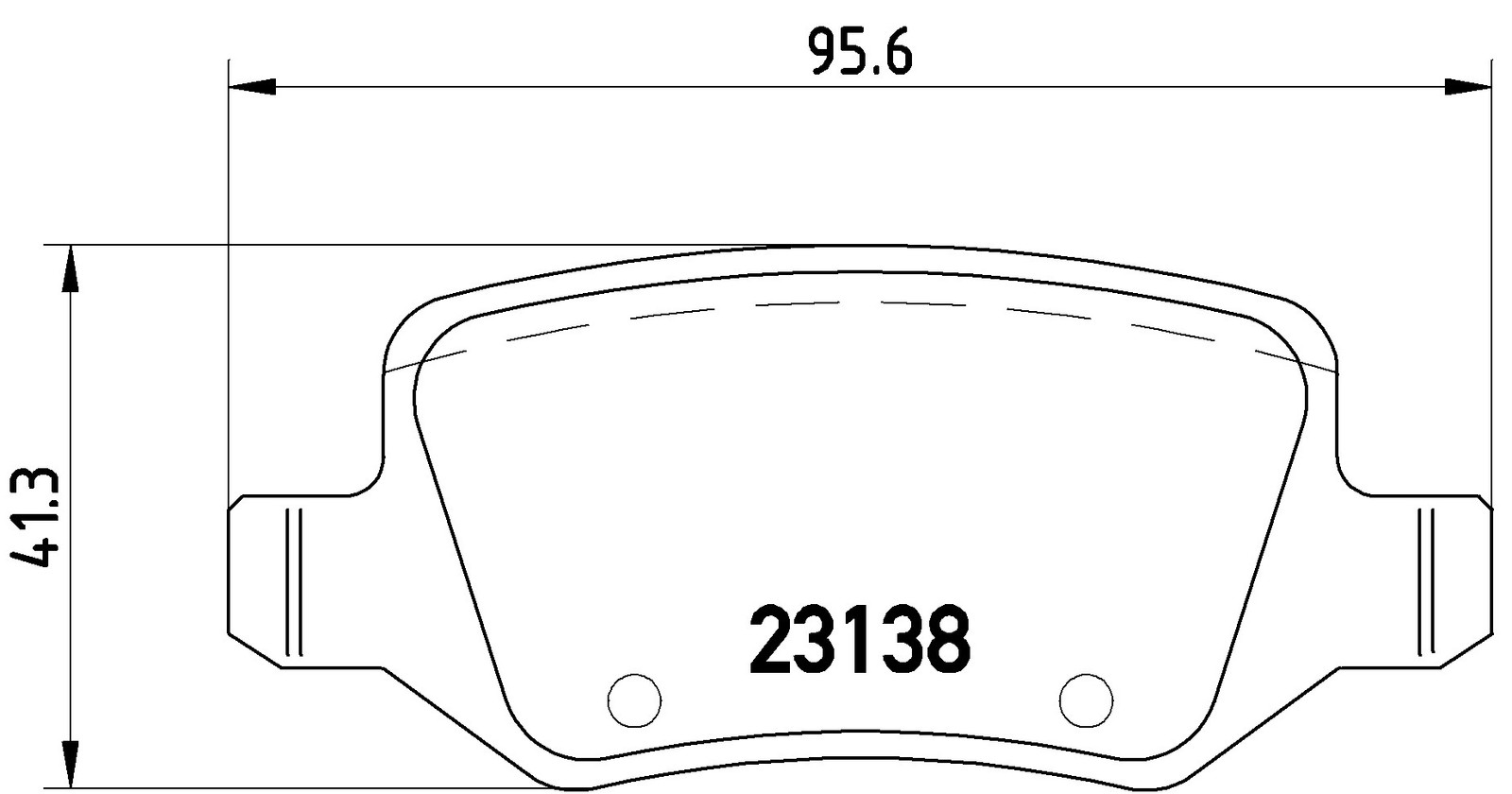Bremsbelagsatz, Scheibenbremse P 50 058 BREMBO für MERCEDES-BENZ A-CLASS VANEO - Bild 7