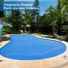 Various sizes Rectangle Swimming Inground Pool Blue Solar Heater Blanket Cover
