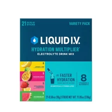 Liquid I.V. Hydration Electrolyte Powder Supplements - Variety Pack - 11.85oz/21