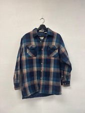 Vintage Northwest Territory Jacket Mens Medium Plaid Quilted Flannel Lined 90s