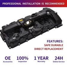 11127552281 Valve Cover w/ Gasket & Bolts For BMW E70 E82 E90 X5 128i 328i 528i 