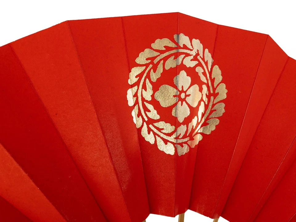 Ventilador de baile plegable japonés Maiogi de colección sin usar en embalaje original sin caja: PS Foto 3 de 4