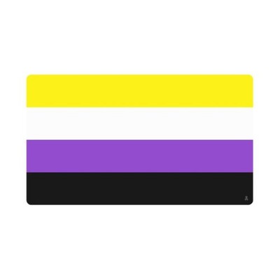 Kraken Dice Supplies - Playmats Non-Binary Flag Game Mat NM