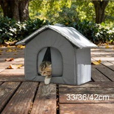 Stray Cats Shelter Kennel Windproof Curtain Pet Supplies Feral Cats House Cats
