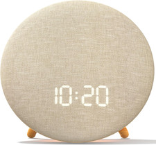 Alarm Clock Sound Machine with Bluetooth Speaker - Room-Filling Sound, White Noi