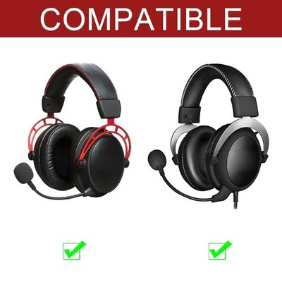 Detachable Aux Cable 3.5mm Headsets Cable for Cloud Headphones Cord Replacement