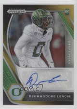 2021 Panini Prizm Draft Picks Black Gold 1/5 Deommodore Lenoir #DPA-DLE Auto 0c3