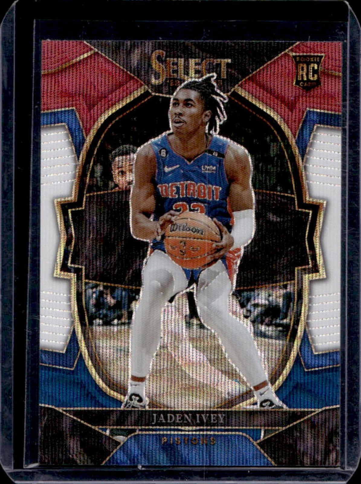 2022-23 Select Jaden Ivey RC Tri Color Prizm Concourse #87 Pistons