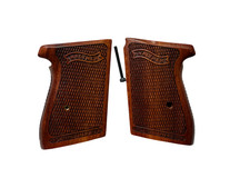 New Hardwood Grip for Walther PPK Not for PPKS, PP Checker Engraved Wrap Round