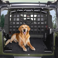 Car Pet Dog Barrier Front Seats Weave Net for Jeep Wrangler JK 4-Door 2007-2023