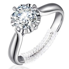 Ring Sizers for Loose Rings - 12 Pack, 4 Sizes Ring Resizer, Invisible Guards