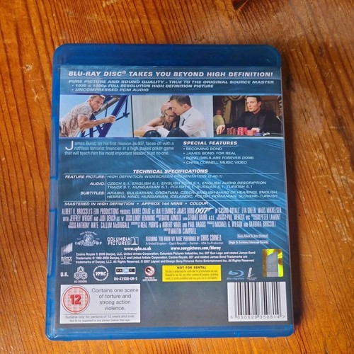 3 x James Bond Blu-ray Daniel Craig, Campbell cert 12 - Picture 2 of 6