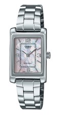 Casio LTP1234DS-4A Women's Mother of Pearl Dial Stainless Steel Watch NEW