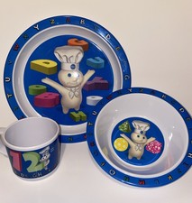 Pillsbury Dough Boy Children's Dish Set