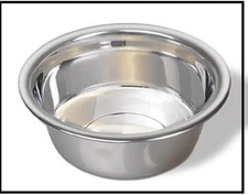 STAINLESS STEEL Standard Pet Dog Puppy Cat Food or Drink Water Bowl Dish