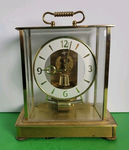 Vintage Kieninger Obergfell German Electronic Skeleton Clock - No Battery