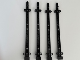 LEGO 4 Pirate Ship Black Boat Mast 48002 2x2x20 48002 4184 71042 7048 4195 6243