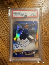 2019 Topps Finest - Autographs Fernando Tatís Jr. #FA-FTJ Blue Refractor /150 RC
