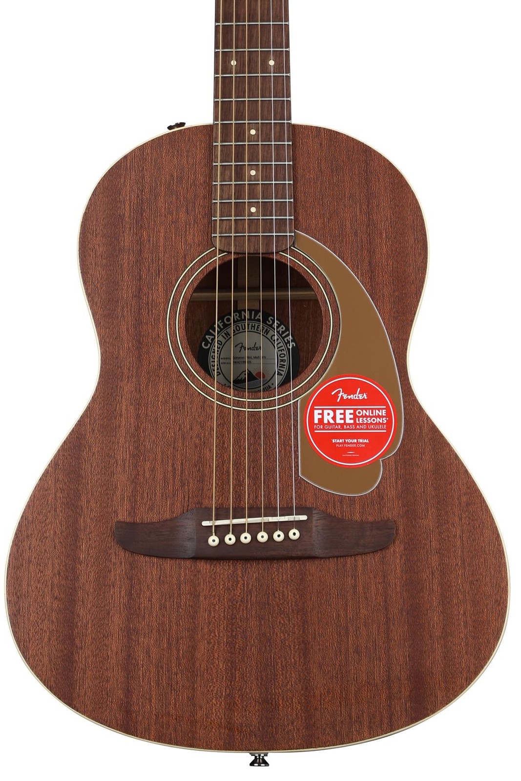 Акустическая мини-гитара Fender Sonoran Mini полностью из красного дерева 33490₽