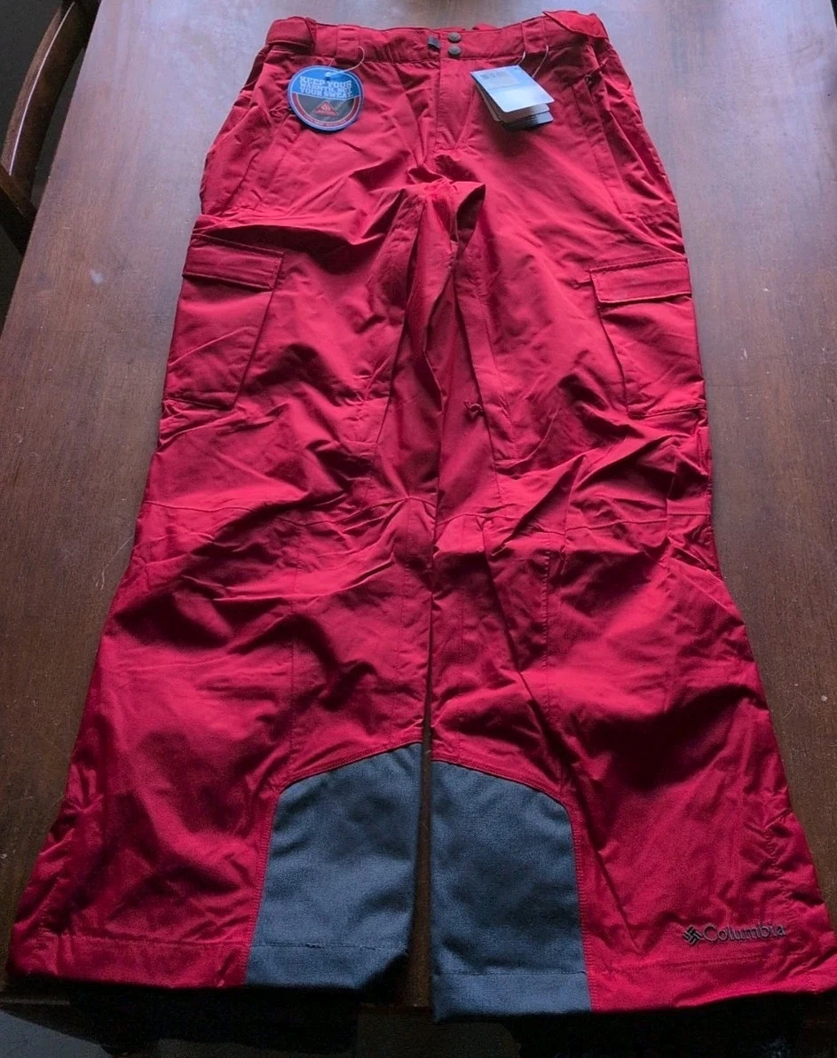 New Mens Columbia "Ridge 2 Run II" Omni-Heat Waterproof Winter Ski Pants Red
Opens in a new window o