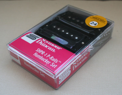 Seymour Duncan P-Rails Pickup Set w/Pre-Wired TS-2 Les Paul Mounting Ring System