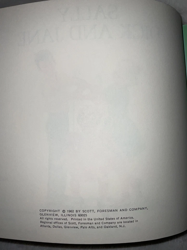 1962 New Basic Reader - Sally Dick and Jane 1962 PB USED LRS - Image 4 of 4