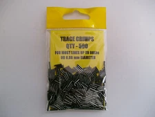 PIKE / SEA FISHING: 500 x  TRACE CRIMPS 8mm LONG x O.80mm BORE