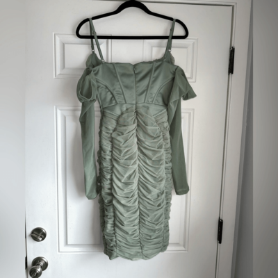 House of CB Freyja Green Gathered Corset Midi Dress bodycon size s ruched | eBay House of CB Freyja Green Gathered Corset Midi Dress bodycon size s ruched | eBay