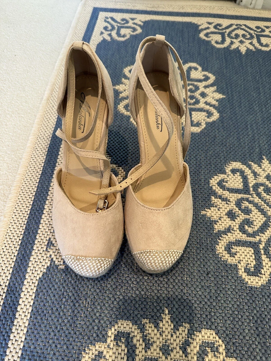 Nude wedges size 5 clearance