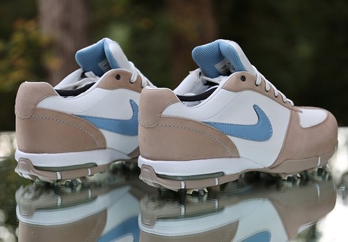 Nike Air SP-5 III Golf Shoes Women’s Size 9 White Tan Blue 314914-142 - Picture 14 of 16