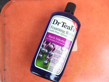 1 Dr Teal's 34 Oz Black Elderberry Essential Oils Foam Bath With Pure Epsom Salt