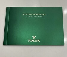 Original Rolex Oyster Yacht Master Booklet Ma...