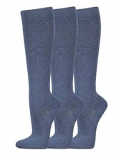 3 Paar Stützkniestrümpfe Reisestrümpfe Kompressionsstrümpfe Antiloch-Garantie