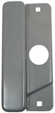DON-JO LATCH PROTECTOR FOR ELECTRONIC STRIKES 8 IN. SILVER