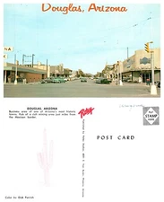 Business Area, Douglas, Arizona Vintage Chrome PC