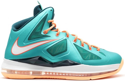 Nike Lebron X 10 541100-302 Miami Dolphins Atomic Teal Mens  display picture 3